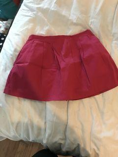 Zara pink skort (skirt & shorts)