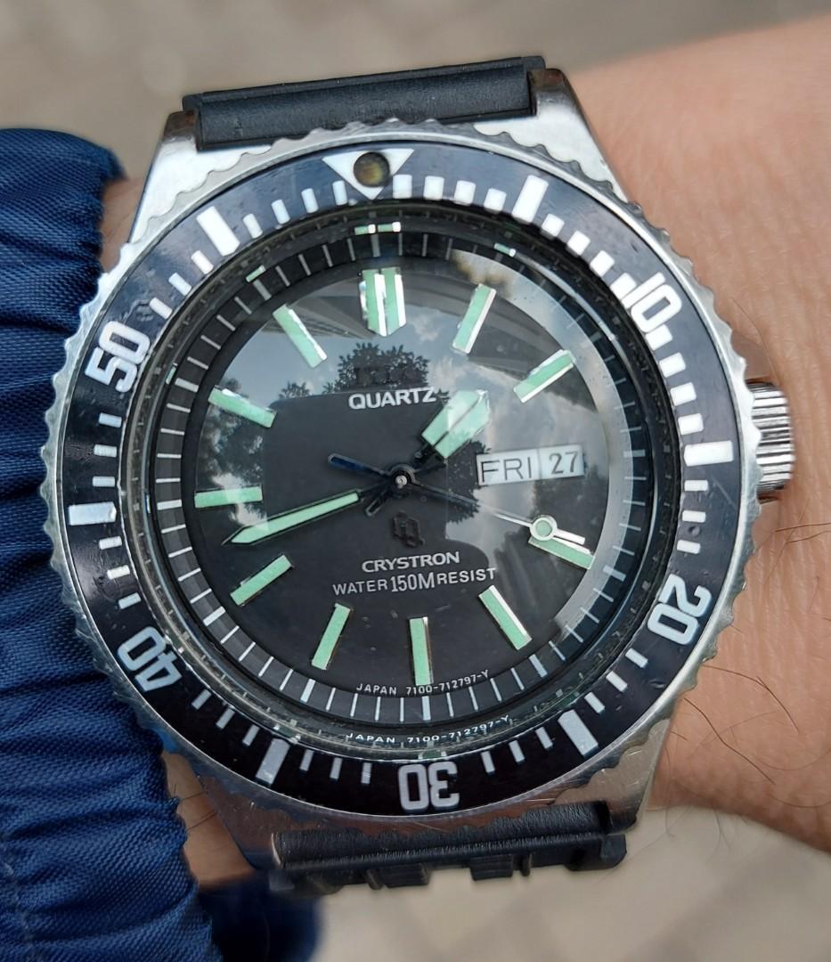 Citizen discount crystron diver