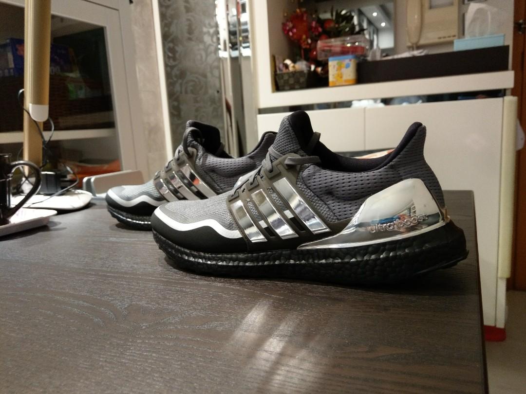 Adidas Ultra Boost Grey Silver Carousell