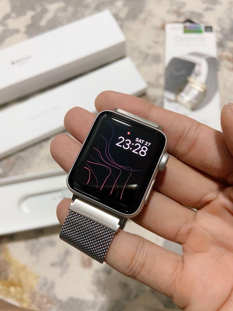 Apple watch hotsell s3 silver