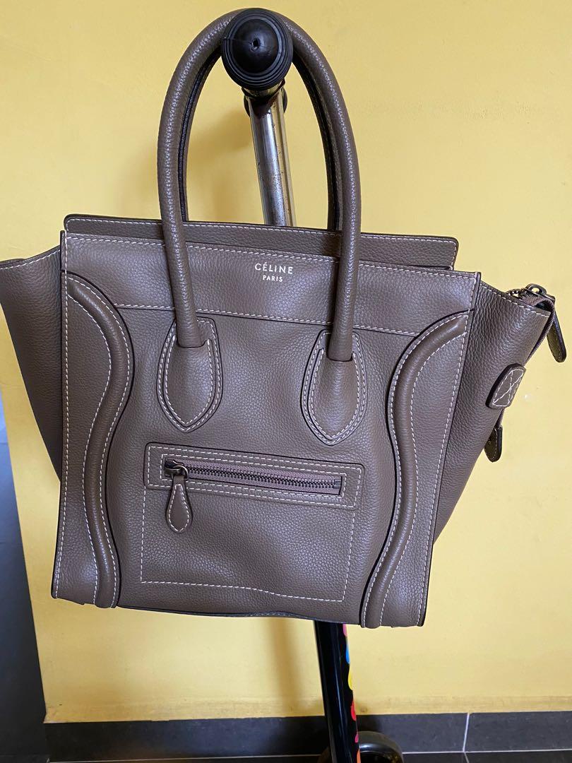 Celine micro luggage souris online