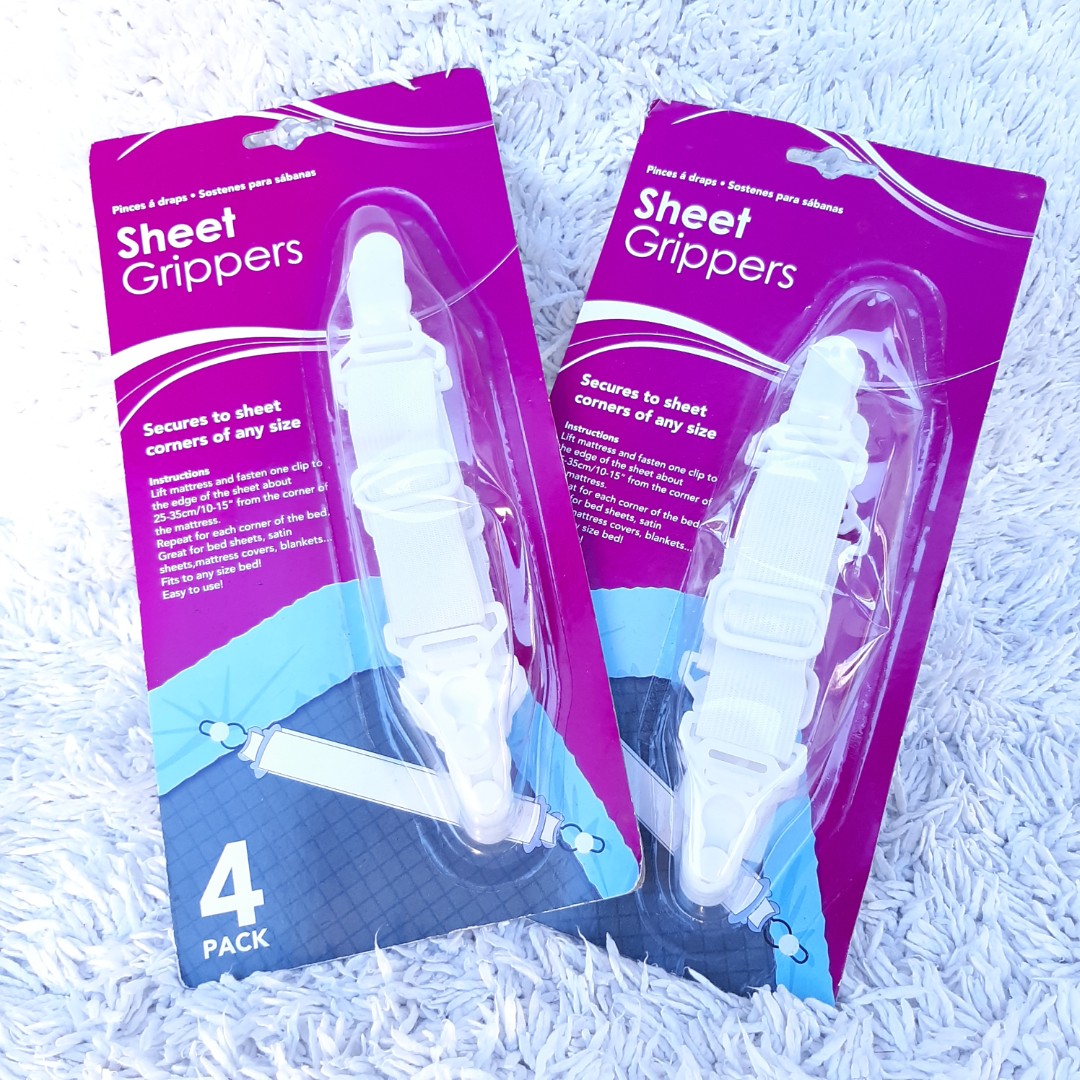 Bedsheet Grippers, Furniture & Home Living, Cleaning & Homecare