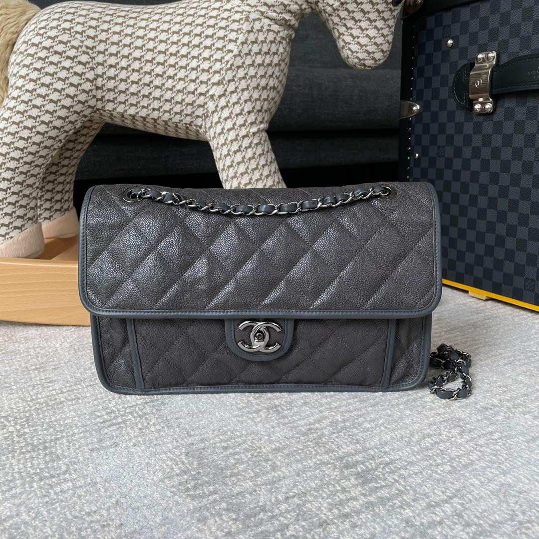 Chanel French Riviera Flap, Luxury, Bags & Wallets on Carousell