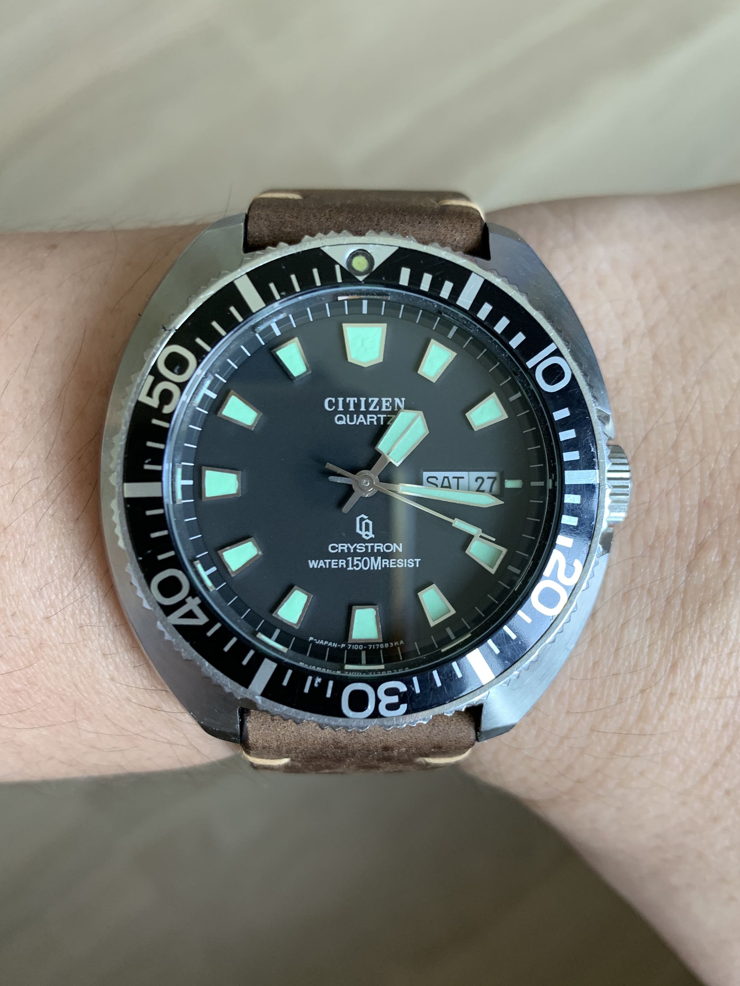 Citizen crystron diver store