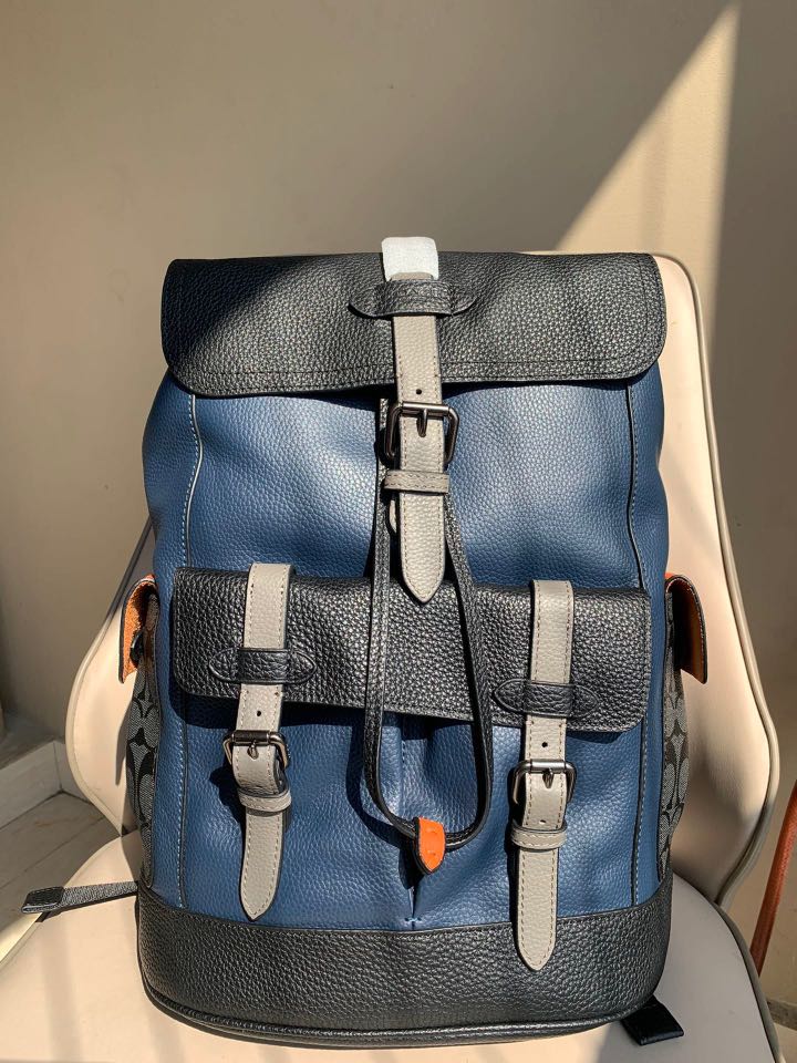 COACH HUDSON BACKPACK WITH COLORBLOCK 