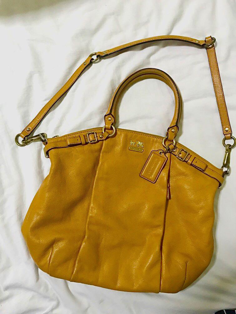 Coach madison leather lindsey satchel store