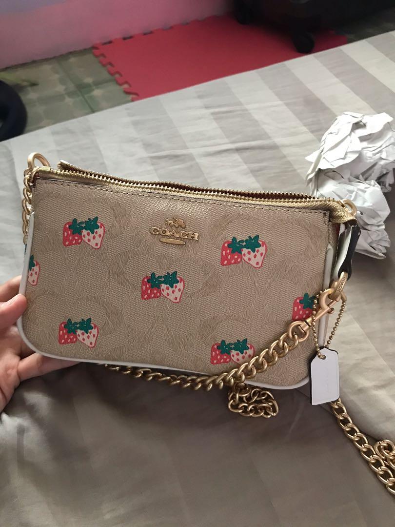 Coach strawberry edition bag, Women's Fashion, Bags & Wallets, Cross-body  Bags on Carousell