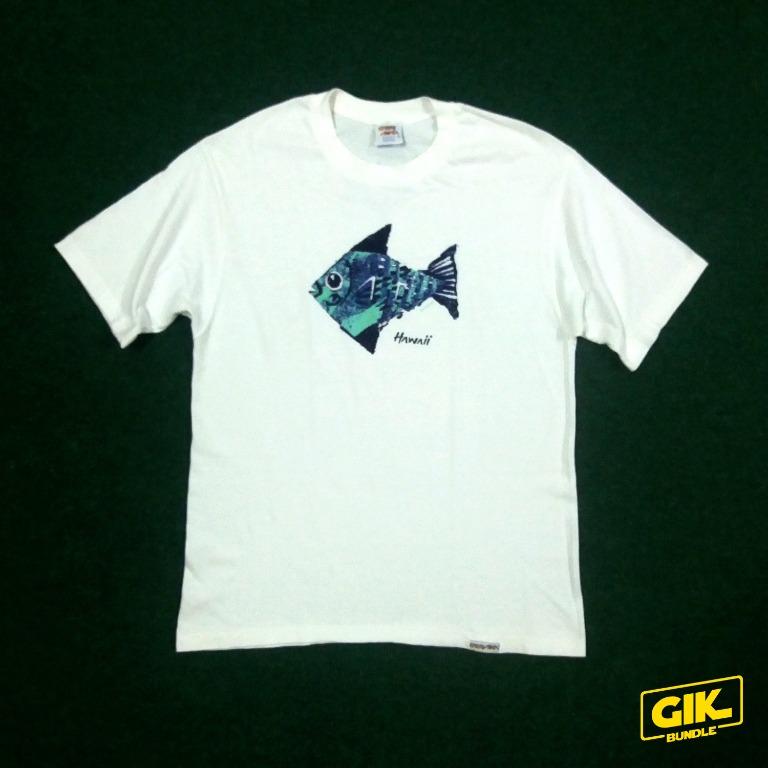 COMBO -10] Hawaii Kucing Gemuk Crazy Shirts Vintage T-Shirt, Menu0027s 