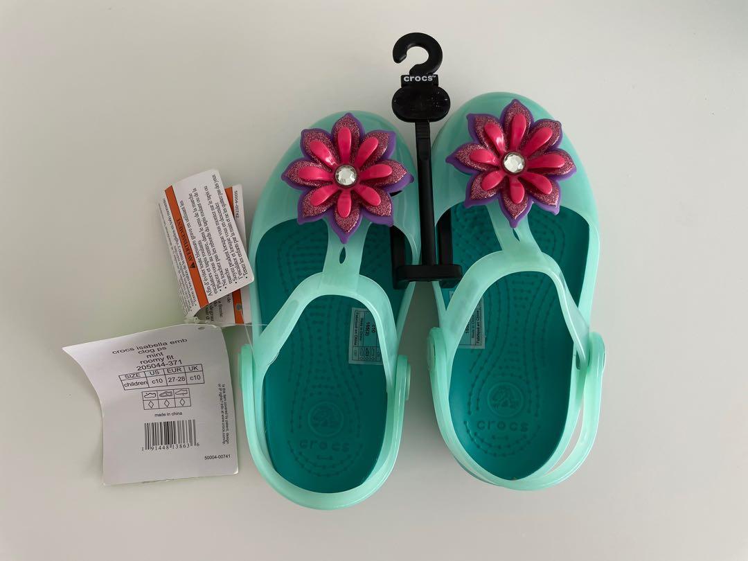 Girls crocs size 10 on sale