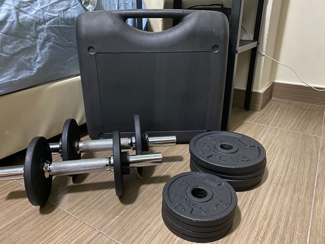Decathlon Dumbbell kit 20kg Sports Equipment Exercise Fitness
