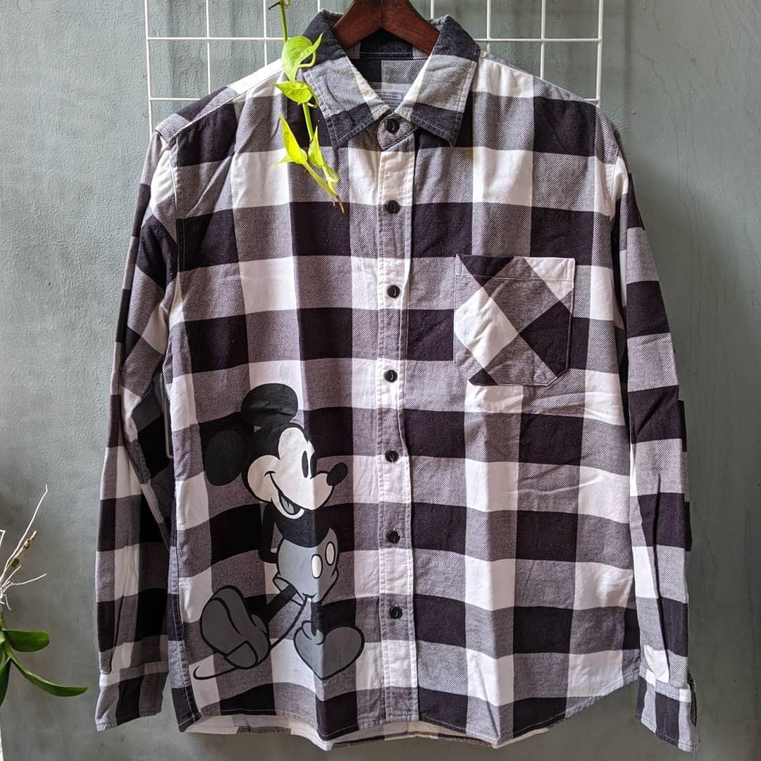 Disney Mickey Mouse Flannel Shirt 