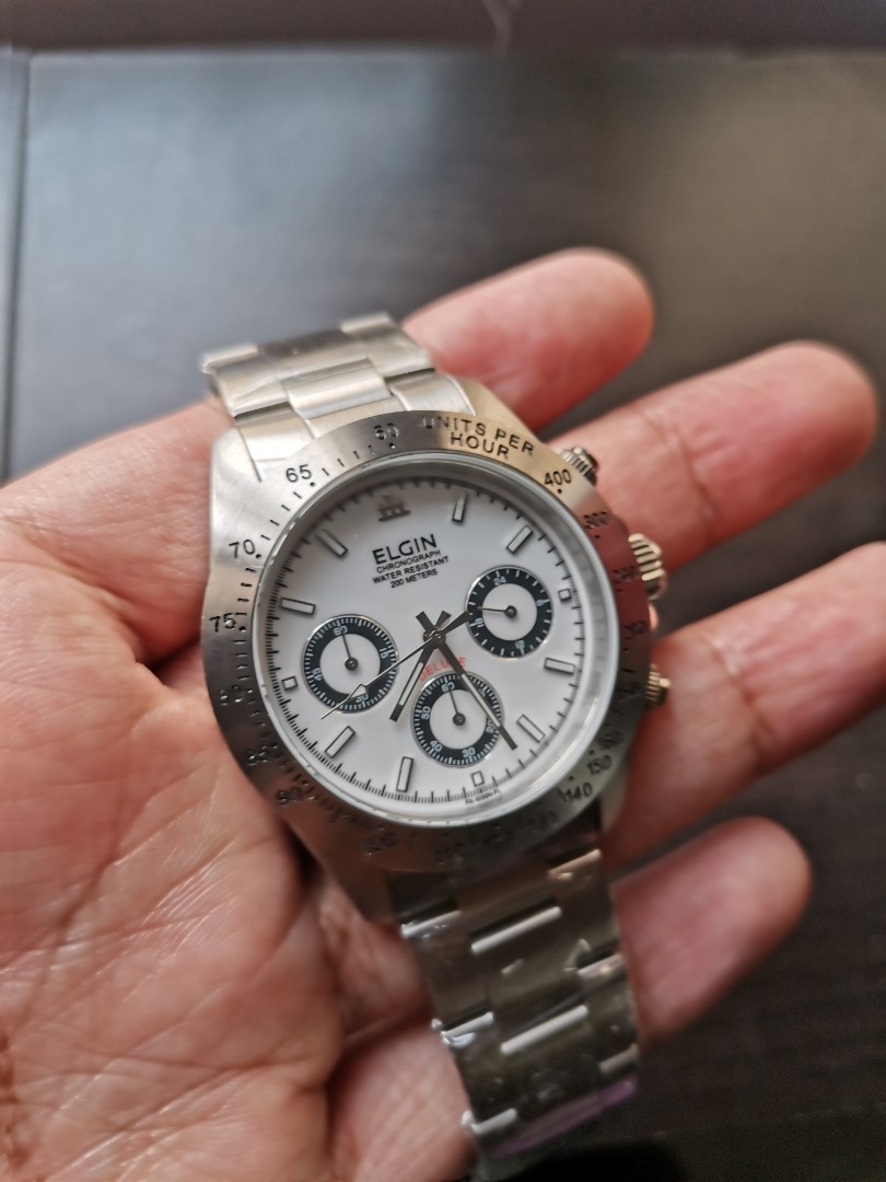 Elgin chronograph watch hotsell