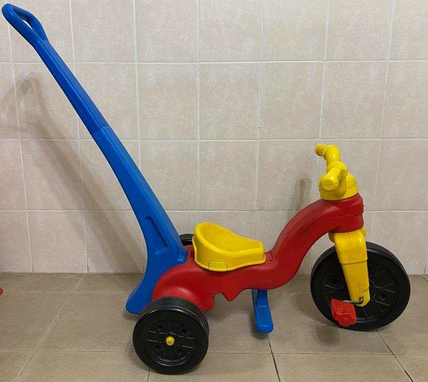 Fisher price bike with handle outlet