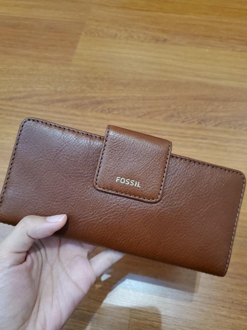 Madison slim clutch fossil online
