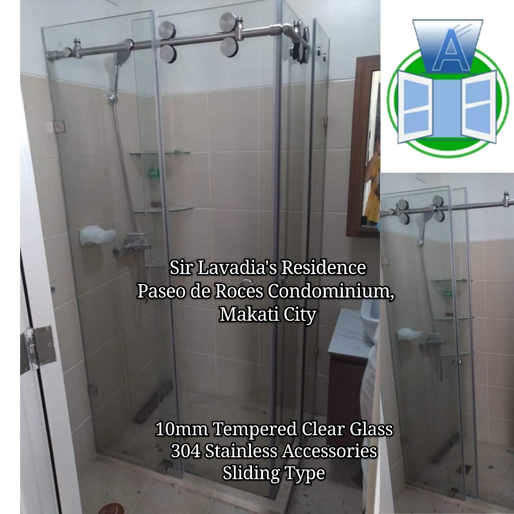 Frameless Shower Enclosure, Furniture & Home Living, Bathroom & Kitchen