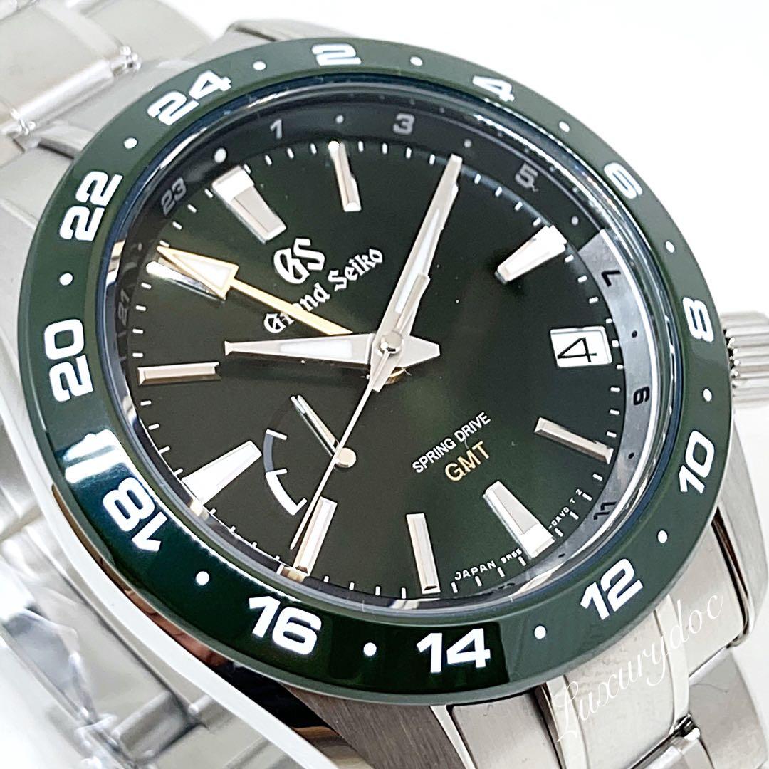  GRAND SEIKO SPORT COLLECTION GREEN DIAL GMT AUTOMATIC SPRING DRIVE   WATCH SBGE257G SBGE257, Luxury, Watches on Carousell