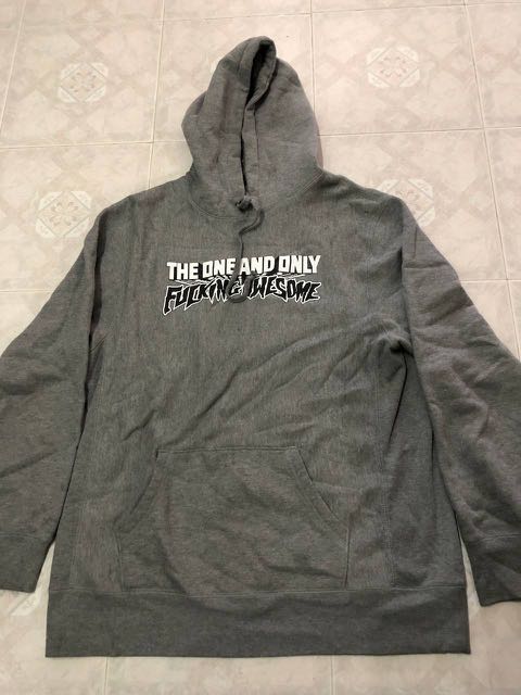 Fucking Awesome The One And Only Hoodie Grey, Men's Fashion, Tops