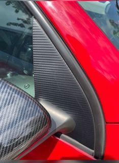 Golf carbon fibre pillar CF