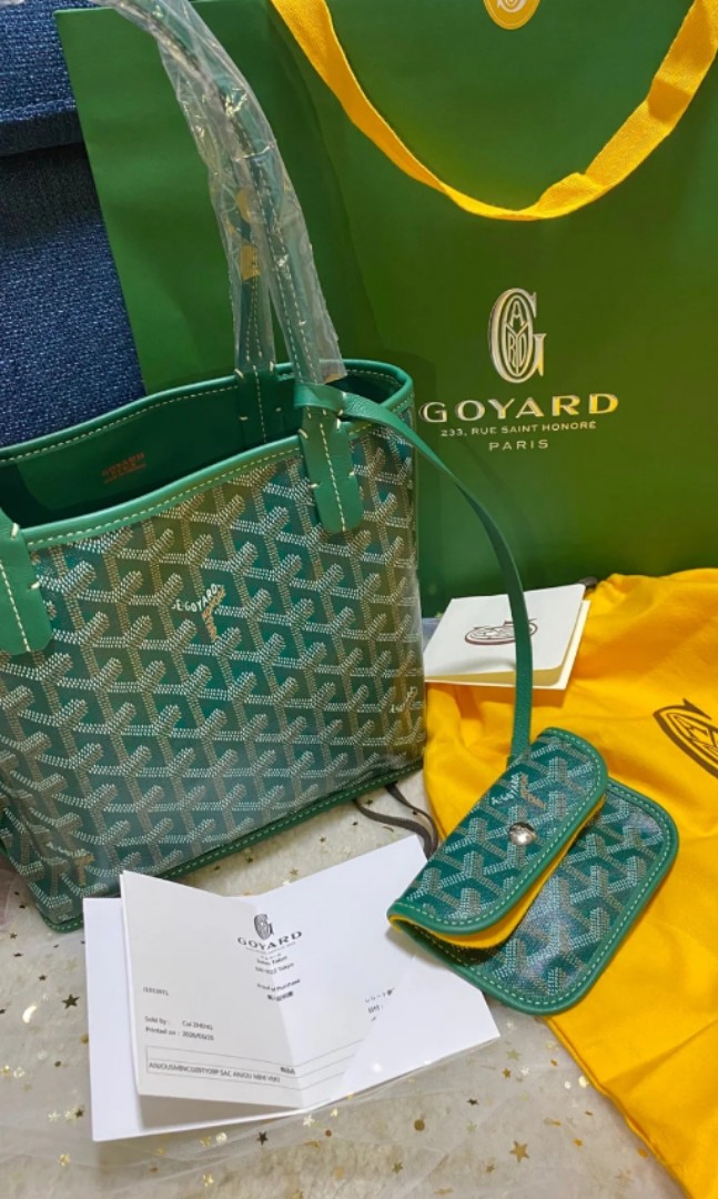 Goyard mini tote bag, Luxury, Bags & Wallets on Carousell