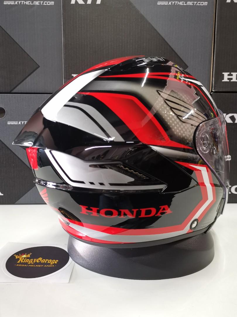 Helmet Kyt Nfj Honda Demon Red Honda Adv Auto Accessories On Carousell