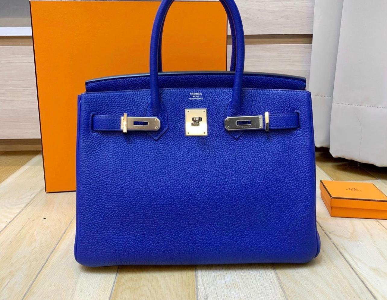 Hermes blue electric hot sale birkin