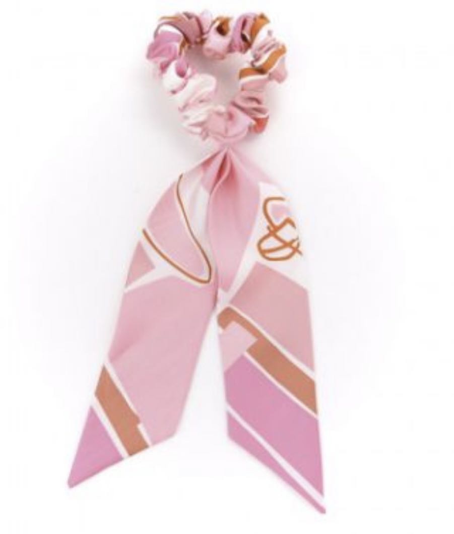 Hermes silk hair tie clearance