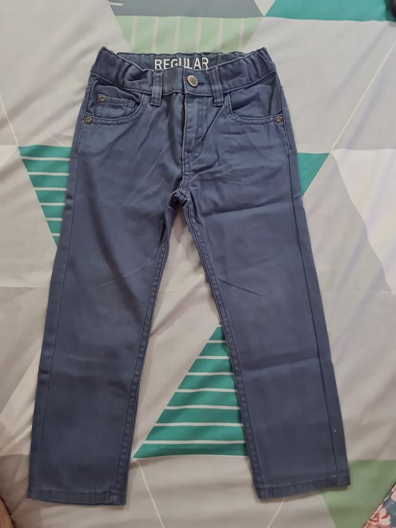 H&M pants (Category: Babies & Kids Fashion) located in Muntinlupa City. Submitted by bmaxee (Listing ID 1071932645, Image 1). Description: blue gray color 2 to 3y used.