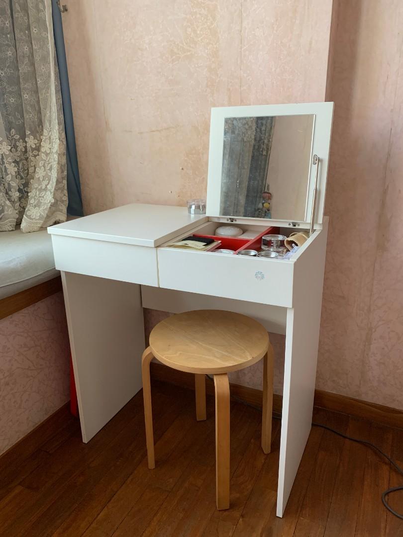 IKEA makeup table, Furniture & Home Living, Furniture, Tables & Sets on