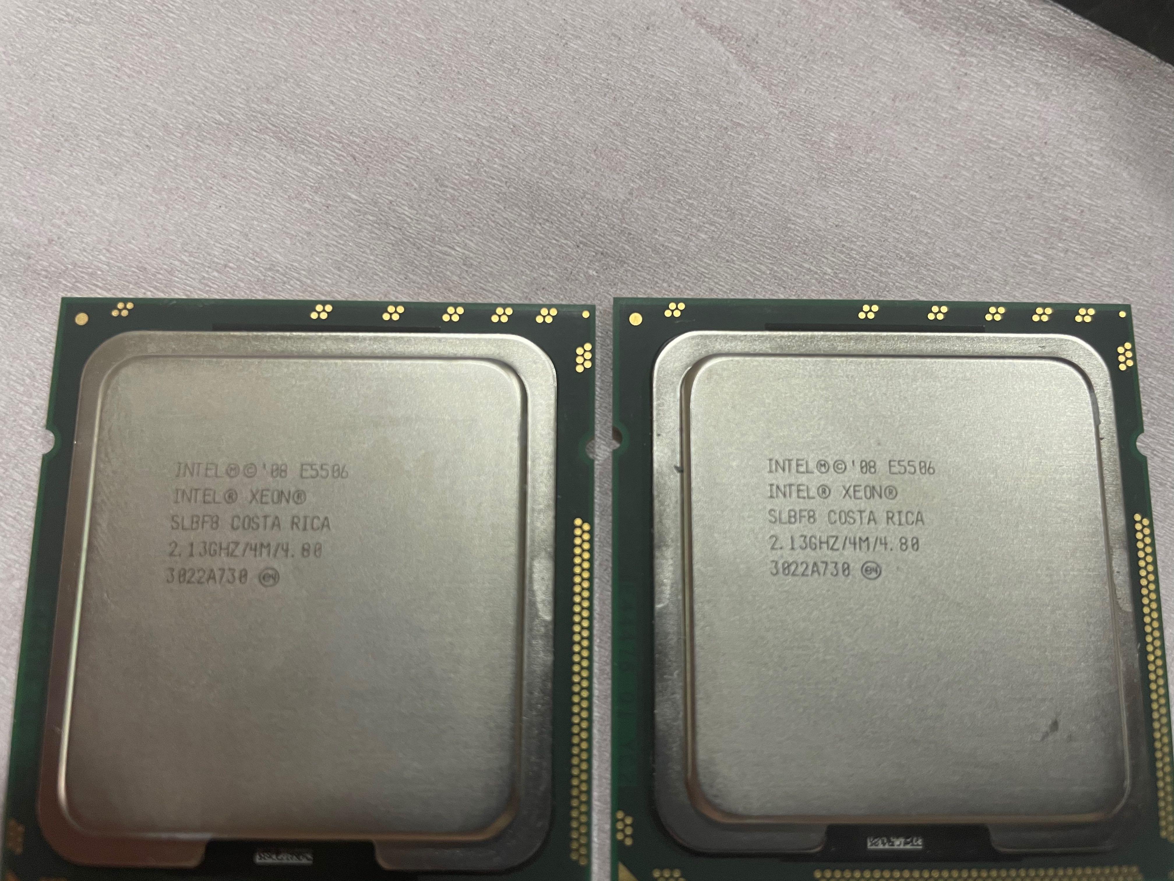 Intel® Xeon® Processor E5506 (Category: Computer Parts) located in Kuala Lumpur. Submitted by mrwalterwhite (Listing ID 1072037001, Image 1). Description: Hi all I have 2 Xeon Intel® Xeon® Processor E5506 up for sale Here below spec 4M Cache, 2.13 GHz, 4.80 GT/s Intel® QPI number of Cores 4 number of Threads 4 Sockets Supported FCLGA1366 Freshly pull piut from working Dell Server RM90 for one RM150 for both more info: https://ark.intel.com/conten