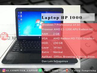 Laptop HP 1000 siap pake