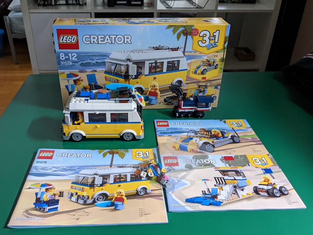LEGO Creator 3 in 1 Sunshine Surfer Van 31079 Hobbies Toys