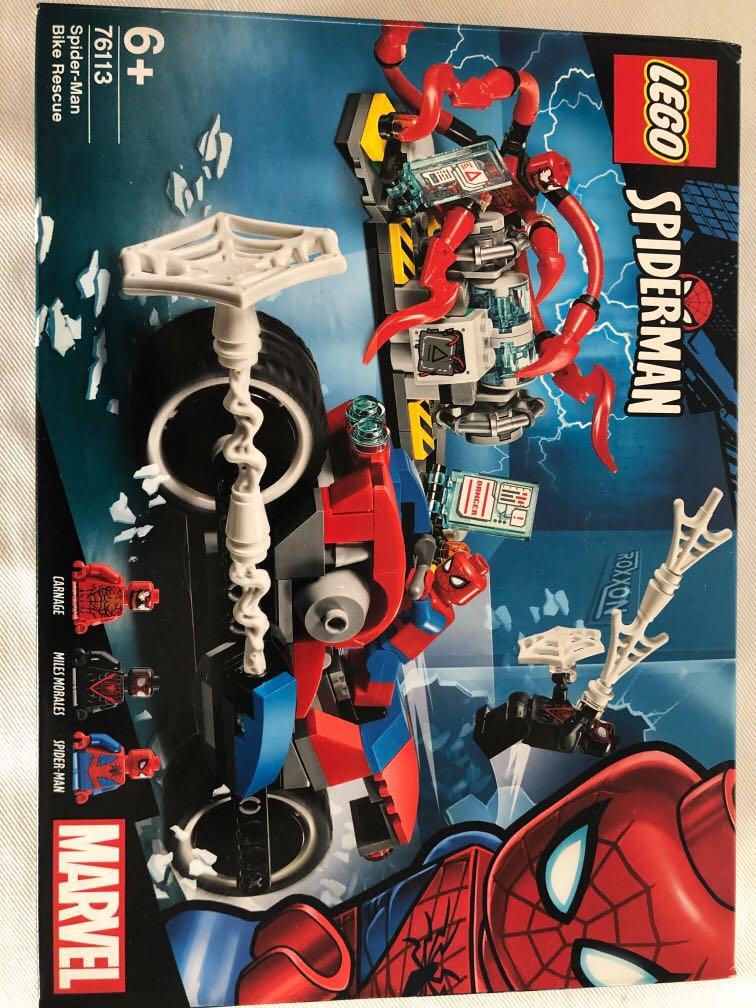 Spider man bike rescue lego outlet
