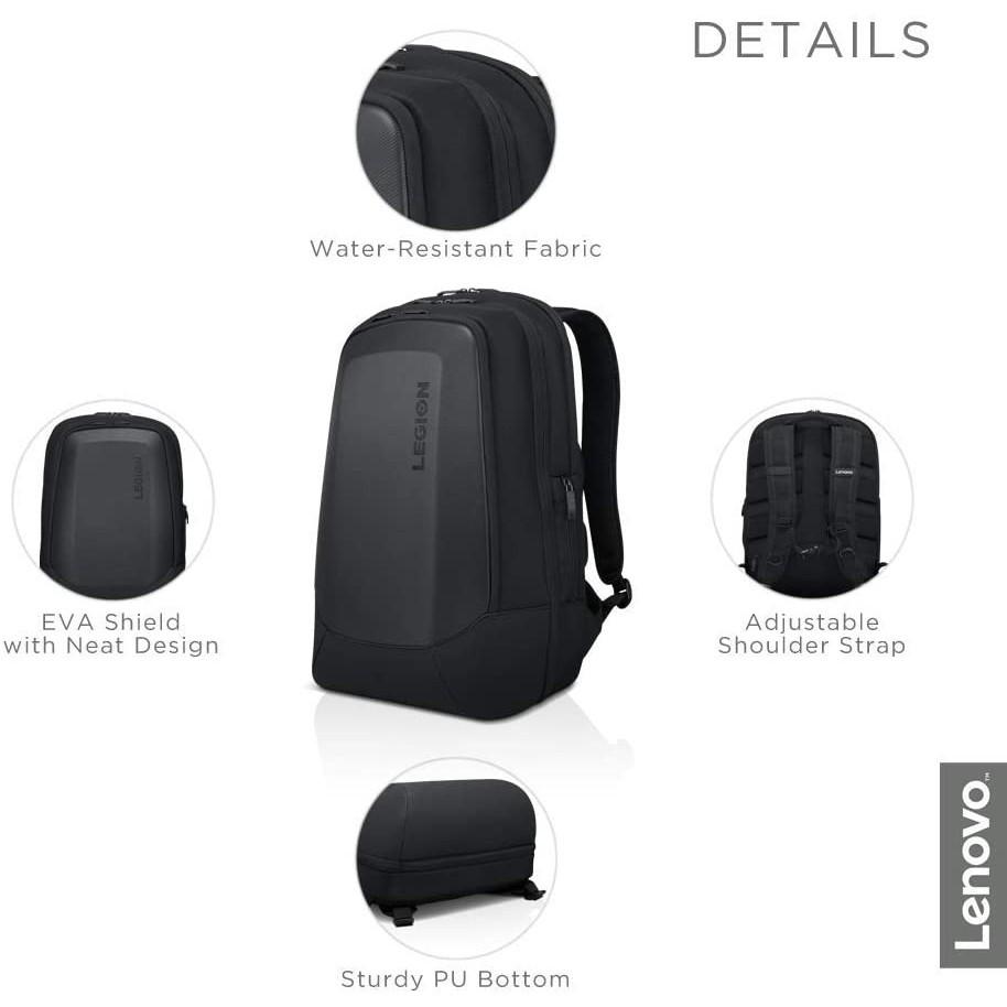 Lenovo Legion 17" Armored Backpack II, Gaming Laptop Bag, Double