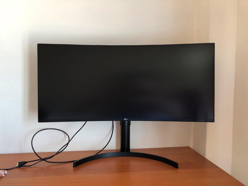 LG 35 inch Monitor (35WN75C, UltraWide Curved, 21:9 QHD Radeon