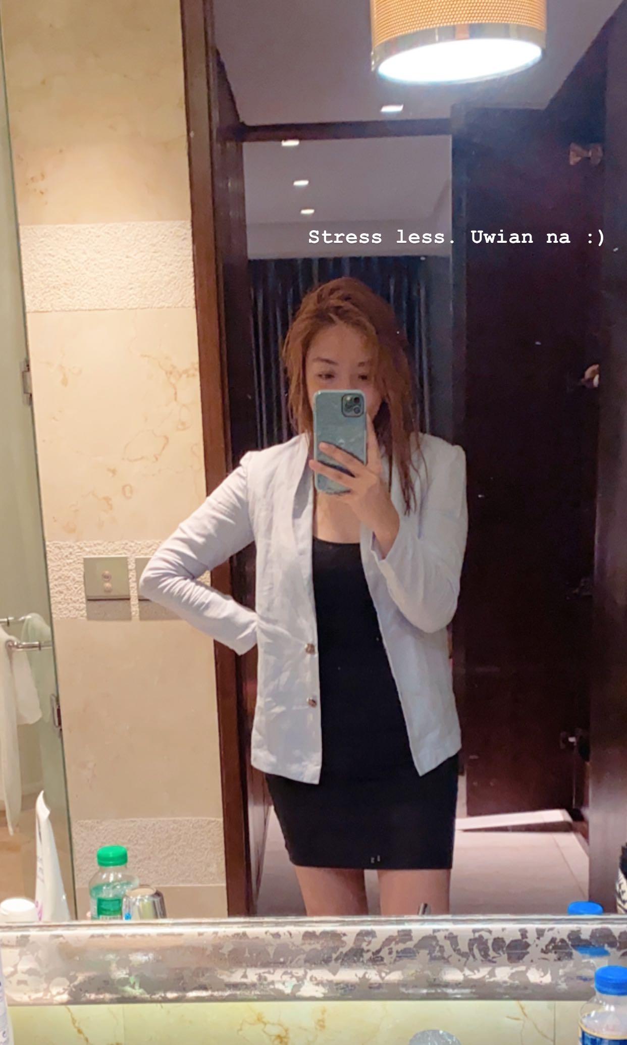 Linen suit/blazer/coordinates (Category: Sets or Coordinates) located in Pasay City. Submitted by sandybuggy (Listing ID 1072019582, Image 3). Description: Pants never worn Blazer only for pic Rfs: wrong size Wl:14inches when laid flat Super cute esp the color.