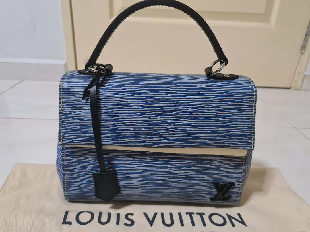 Louis Vuitton Light Denim Epi Leather Cluny MM Bag Louis Vuitton