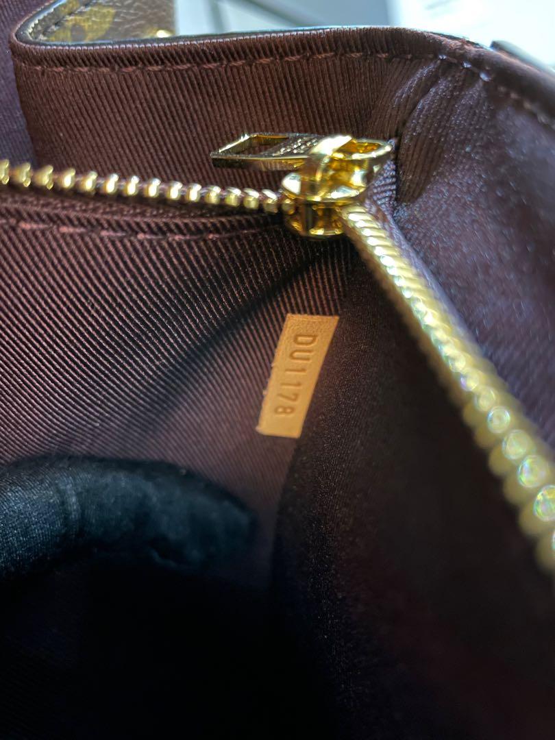Louis Vuitton Coated Canvas Cluny MM Bag Louis Vuitton