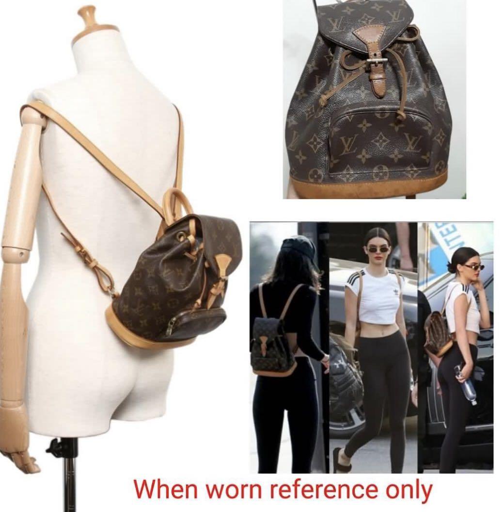 Louis Vuitton MONTSOURIS Backpack, PM vs MM comparison