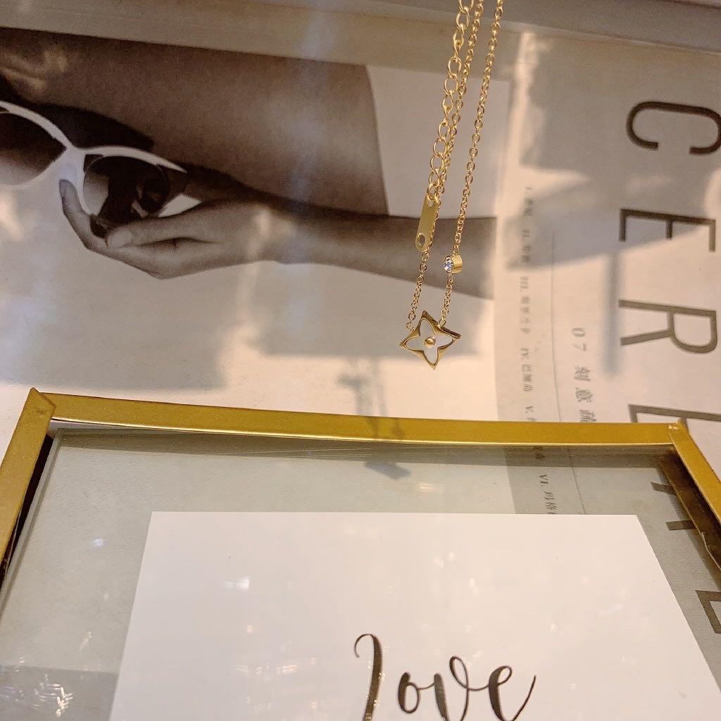 [Japan Used Necklace] Louis Vuitton Up To 30,000 Yen Sakae Ring Necklace  Monog
