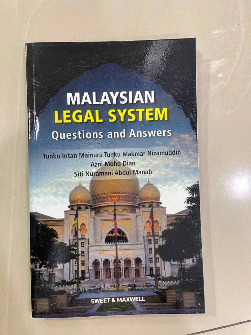 Malaysian Legal System Q And A Textbooks On Carousell