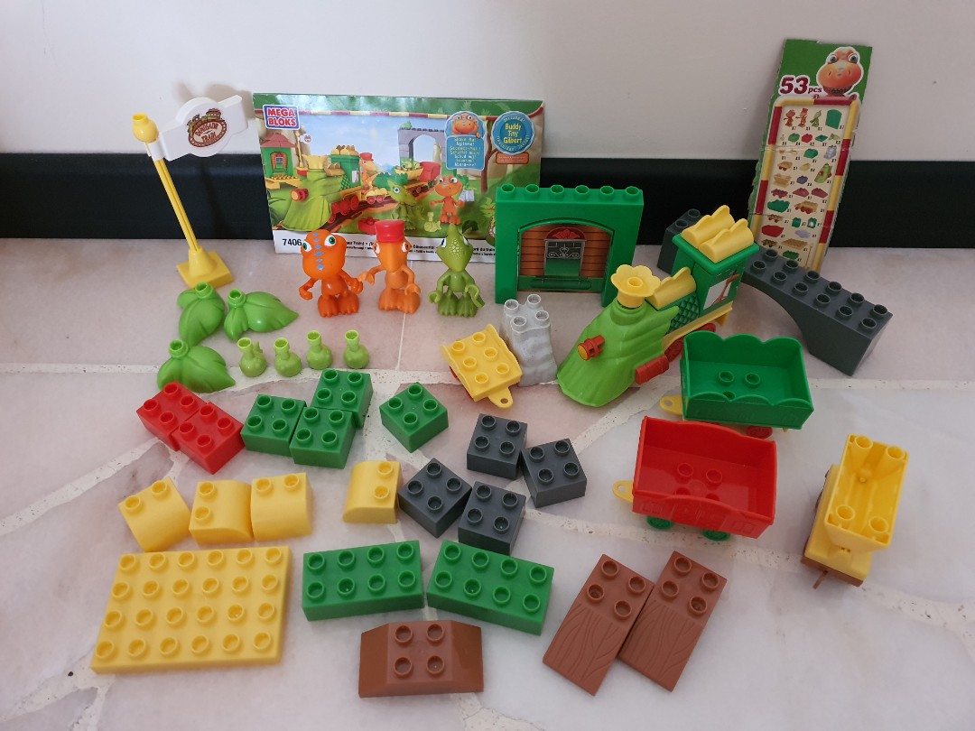 Mega Bloks Megabloks Dinosaur Train Bricks Toy NOT LEGO Hobbies