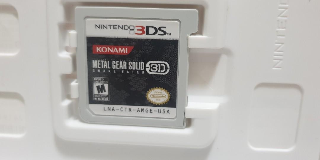 Metal Gear Solid Snake Eater (Nintendo 3ds) (Category: Nintendo) located in Quezon City. Submitted by itemsforadoption (Listing ID 1071968475, Image 3). Description: Rfs: Its still quarantine and I'm decluttering a lot of my purchases. Been impulse buying a lot. In a way I'm buying and selling Who knew there was metal gear for the 3ds. Step back into the fold and sneak your way as big boss Ps: I have over 100+ listings, if you're interested just 