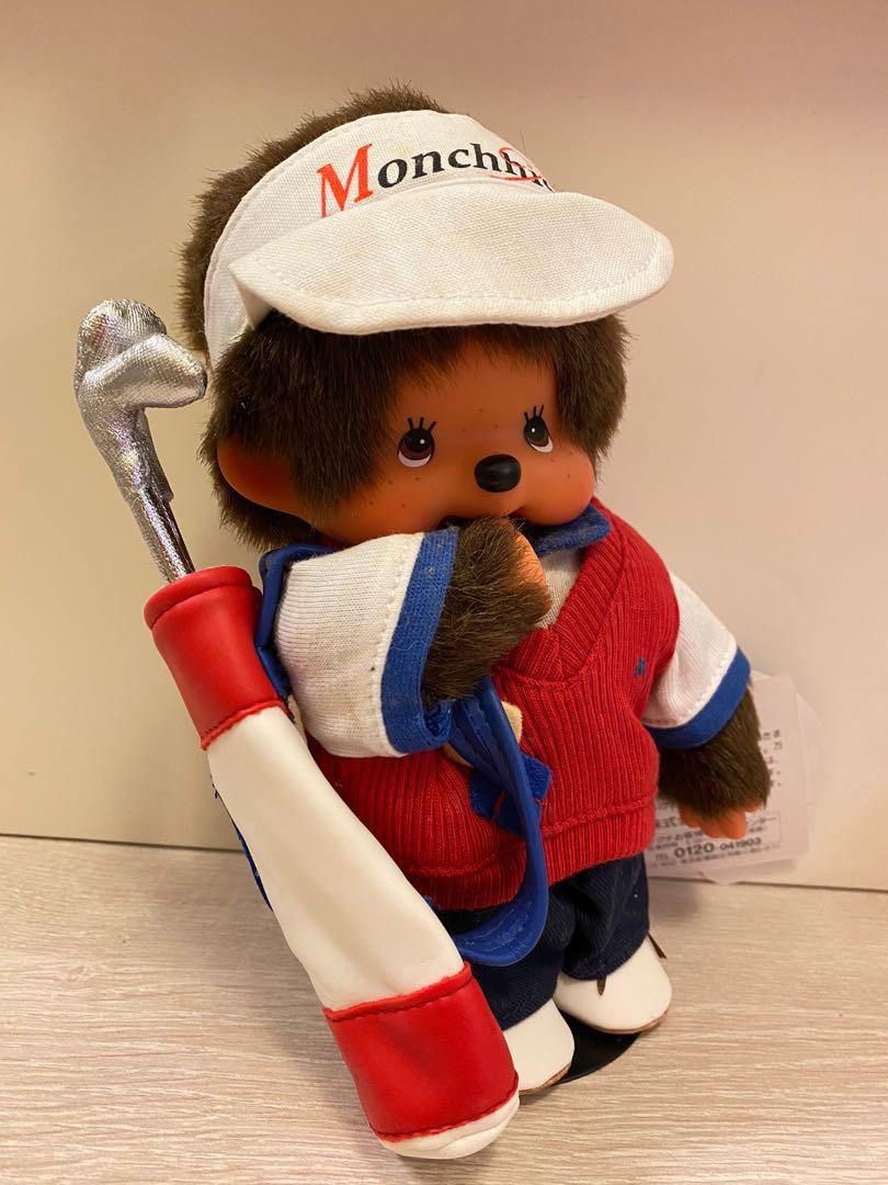 Monchhichi in Golf suit, 興趣及遊戲, 玩具& 遊戲類- Carousell