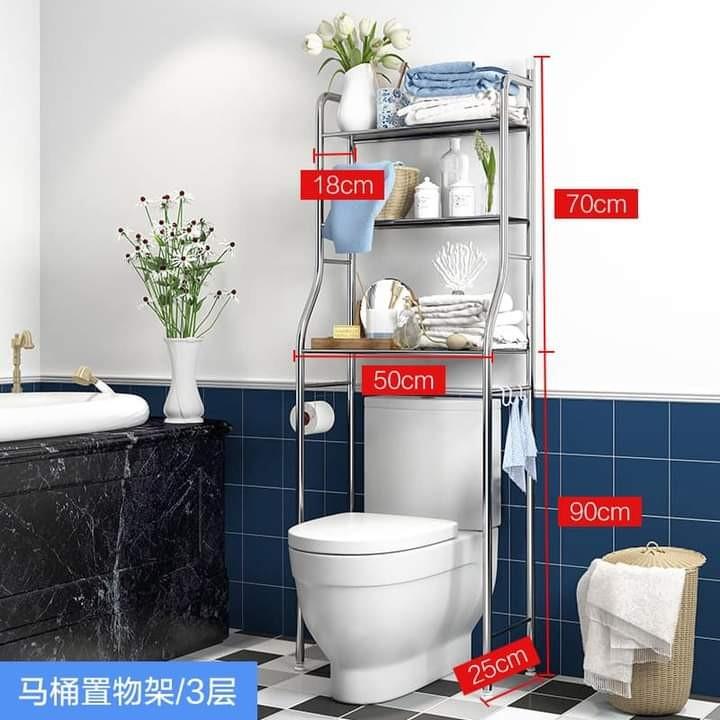 Multi-functional Bathroom Rack Shelf Space Saver Organizer (Category: Storage Boxes & Baskets) located in Manila. Submitted by acinad_ (Listing ID 1072012710, Image 3). Description: Multi-functional Bathroom Rack Shelf Space Saver Organizer For shipping: - Grab Delivery - LalaMove - Angkas Message for inquiries!.