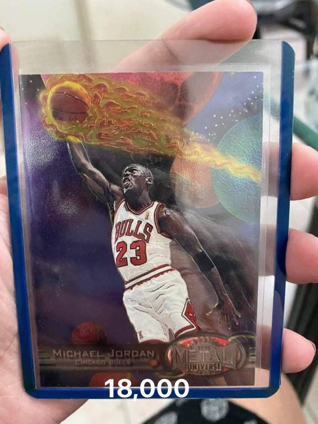 NBA card 1997-98 Metal Universe #23 Michael Jordan, Hobbies & Toys, Toys &  Games on Carousell