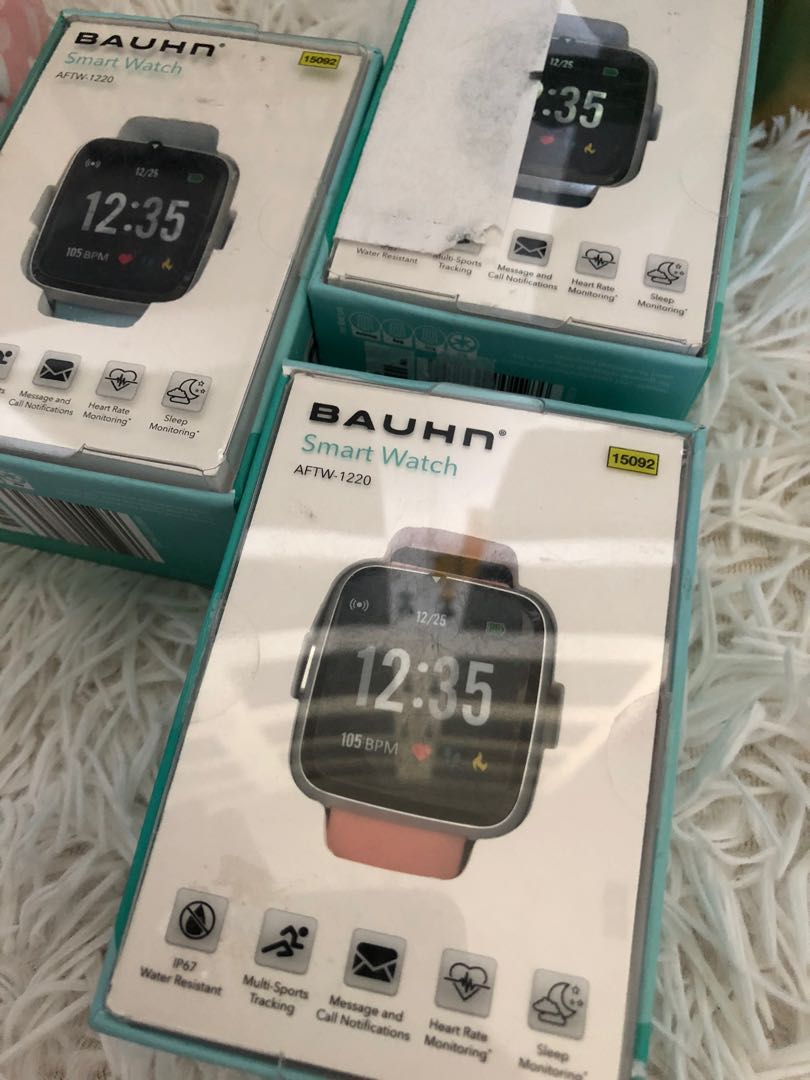 Bauhn Smart watch, Mobile Phones & Gadgets, Wearables & Smart Watches on  Carousell