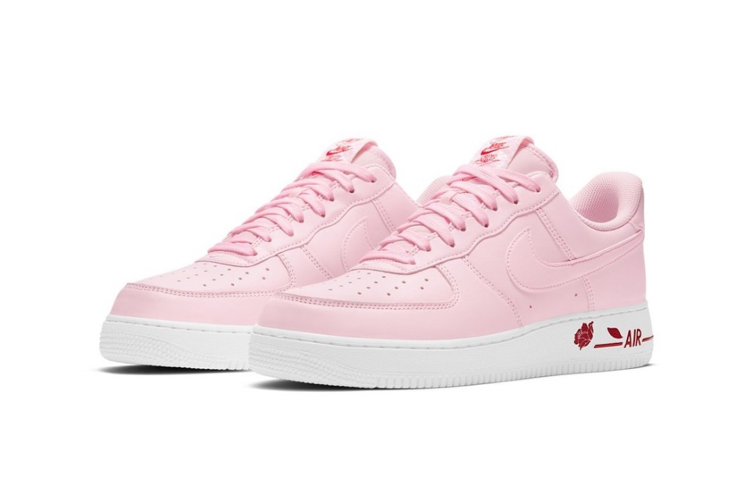 pink and teal air force ones