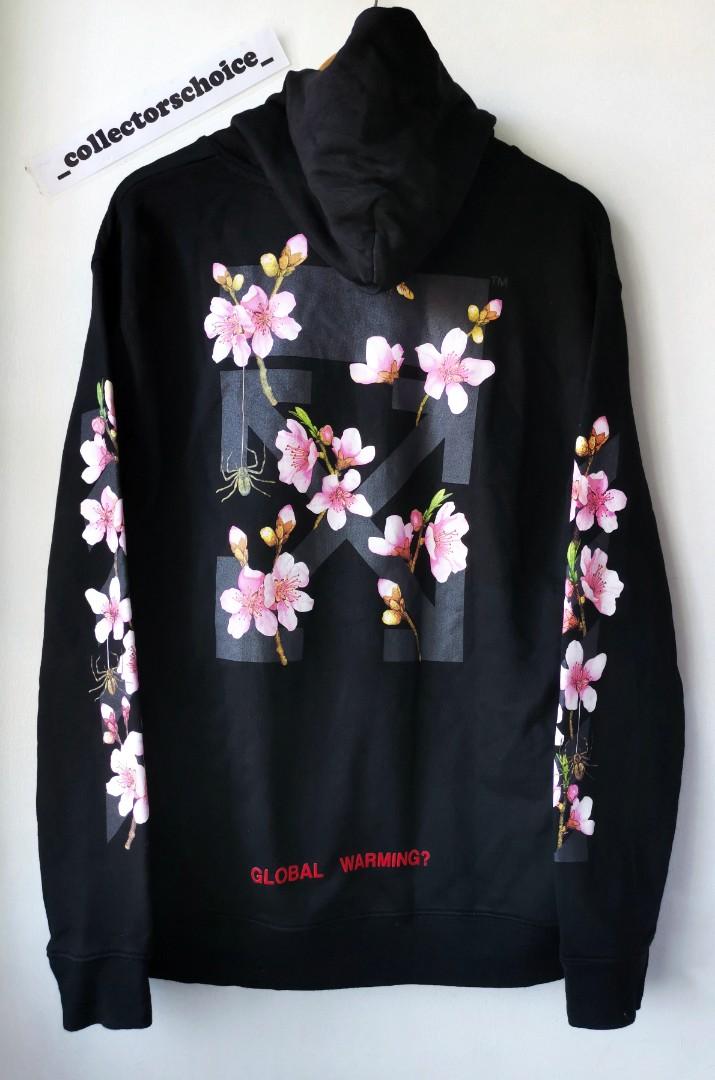 Cherry blossom deals hoodie off white