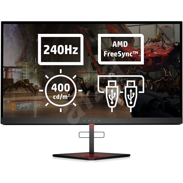 Monitor Gaming Tn LED Omen X 25F 24.5 HP FULL HD 1Ms 240Hz