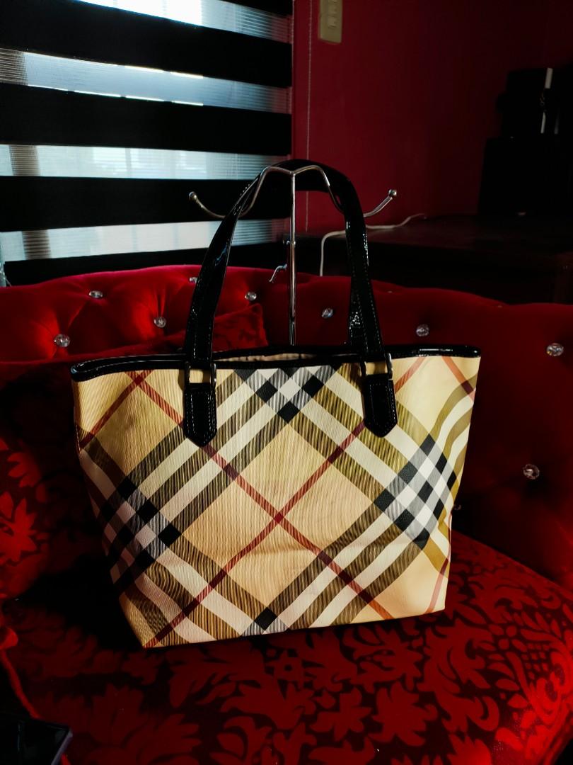 Orig !Burberry neverfull open bag, Luxury, Bags & Wallets on Carousell